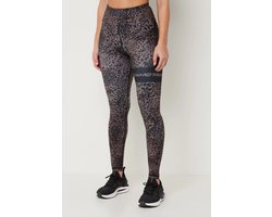 Stronger - Leo HW Legging - Sportlegging - Dames - Grijs Print - Maat XS