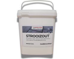 Strooizout dooizout 7.5kg I Afsluitbare emmer I Bestrijdt gladheid en sneeuw