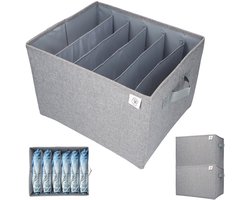 Struct Sense Kleding Organizer - Opbergmand - Opbergsysteem voor Kast - Opbergbox - Lade Organizer - Broeken - Kast Organizer - Kledingkast - Plank Organizer - 6 lagen
