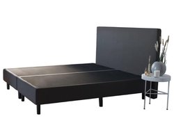 Studio - Boxspring - Pieter met geïntegreerde topper - 140x200 cm - Zwart