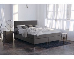 Studio - Boxspring - Pieter met geïntegreerde topper - 180x200 cm - Antraciet