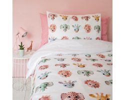 Studio Ditte Dekbedovertrek Junior (120x150cm) Wilde dieren - Dekbedovertrekken