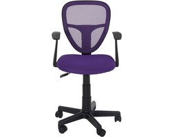 STUDIO draaistoel met netbespanning in paars