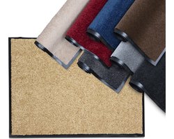 Studio M Deurmat - Deurmat Binnen - Droogloopmat - 90x120 cm - Color Pro - Beige - Schoonloopmat - Antislip Deurmat - Extra Sterk - Gemaakt in België