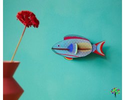 Studio Roof- wanddecoratie - Parrot Fish - papegaaivis
