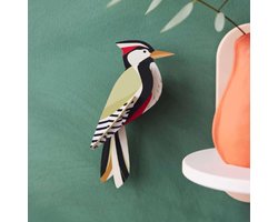 Studio Roof wanddecoratie vogel Woodpecker