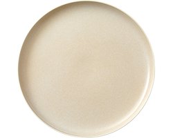 Studio Round North dinerbord, keramiek borden set, moderne uitstraling, 27 cm, 1 stuk, matte white/matte sand