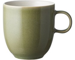 Studio Round North mok, keramiek koffiekopjes, set van 4, 33 cl, 4 stuks, moss mix