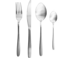 Studio Tavola Bestekset 4 Personen 16-delig - RVS - Modern Design - Geschikt voor Dagelijks en Feestelijk Gebruik