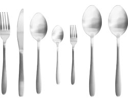 Studio Tavola Bestekset 42-delig / 8 Personen - RVS - Inclusief Gebaksvorken + 2 Serveerlepels - Vaatwasserbestendig