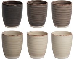 Studio Tavola Koffiekopjes Vintage Loft 160 ml - 6 stuks