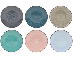 Studio Tavola Ontbijtborden / Dessertborden Barbados ø 20 cm - 6 stuks