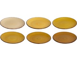 Studio Tavola Ontbijtborden Sunny Fall ø 19 cm - 6 stuks
