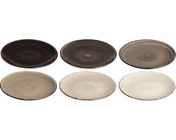 Studio Tavola Ontbijtborden Vintage Loft ø 19 cm - 6 stuks
