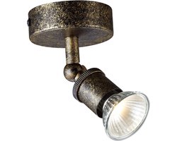 STUGA round 1xGU10 glazen dimbare 5W LED incl,