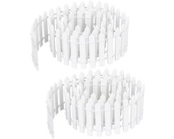 stuks feeën mini tuinhekken 90 cm hoog houten decoratieve hekwerk micro landschapsornamenten voor poppenhuis knutselen diorama project planten pot decoratie