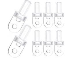 stuks transparante jaloezieën draaibare staaf dimmer haak- vaste haak accessoires- jaloezie afdichting haak