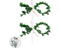 Stuks Windlicht Vissen-Tafeldecoratie voor Eerste Communie, Vormsel, Doop - Unieke Decoratie met Eucalyptus voor Verjaardag en Bruiloft.