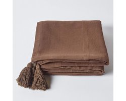 Stunq® bedsprei, plaid, bankkleed, wasbare stof met fijne ribbels, 100% katoen