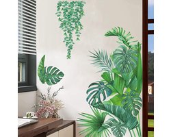 Stunq® Groene Bladeren Muurdecoratie voor Frisse Interieurstijl in Woonkamer en Slaapkamer
