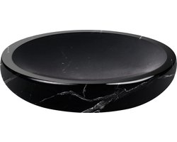 Stunq Handgemaakte Zwarte Marmeren Zeepbakje voor Badkamer, Keuken of Douche