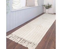 Stunq® Katoenen Woonaccessoire met Regenboogmotief - Versatile Textiel voor Diverse Interieurs