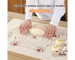 Stunq® Siliconen Kneden Mat 70x50 cm met Maatverdeling