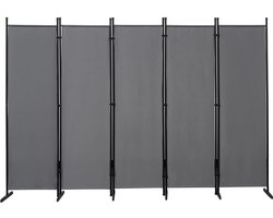 Stunq® Stijlvolle 5-Delige Scheidingswand en Privacy Scherm voor Binnen en Buiten Gebruik