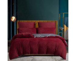 Stunq® Warme en Luxe Winterbeddengoedset van Fluweel Fleece voor Slaapcomfort