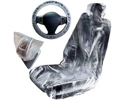 Stuurhoezen voor de auto - set van 10 stuks, stofbeschermers, waterdicht en stofdicht, autostoelhoezen en versnellingsbakbeschermers