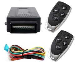 STYLE15 Universal Central Locking with Control Box + 2 Replacement Remote Controls for Car Central Locking