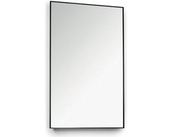 Sub 16 spiegel 100 x 80 cm, mat zwart