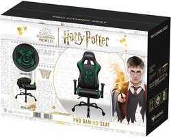 Subsonic Gamestoel - Pro Gamestoel Harry Potter Slytherin - Verstelbare Hoogte en Rugleuning - Zwart/Groen - SA5609-H2