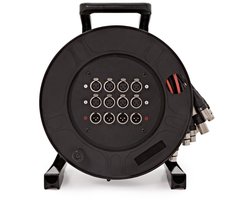 SubZero 12 Channel Drum Stage Box, 8 In 4 Out, 20m