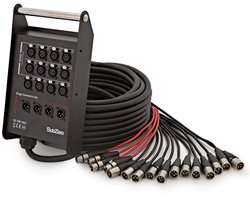 SubZero 16 Channel Stage Box, 12 In / 4 Out, 25m