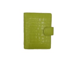 Succes agenda omslag mini leer sparkle lime