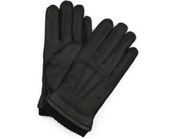 Suitable Handschoen Leer Zwart - Maat 8.5 - Heren