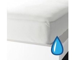Suite sheets Molton - Waterdicht - 80% Katoen - 160x200 + 30 cm hoek - Wit