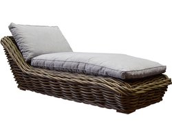 Sumatra ligbed naturel rotan met kussen - southend 161