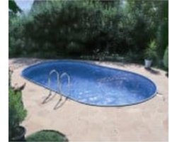 Summer fun zwembad inbouw set ovaal 600x320x150