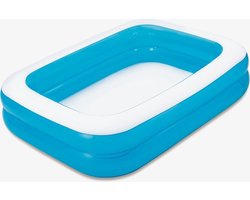 Summer Waves Opblaaszwembad | 2-Rings | 200 x 150 x 51 cm | Blauw