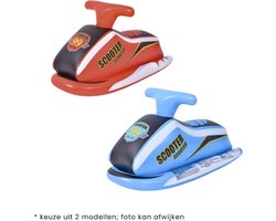 Sun Club opblaas waterscooter rood en blauw