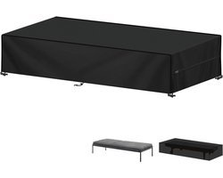 Sun Lounger Cover - Waterproof Cover voor Sun Loungers - 420D Oxford Tuinmeubelen - Windproof Beschermhoes voor Zonnebed - 210x75x40cm