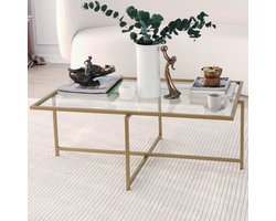 Sun Salontafel | GEHARD GLAS | Goud - Asir Group - Salontafel - Goud - Metaal; Glas