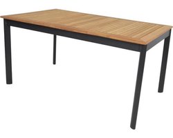Sunburst - Monza dinertafel - Zwart/Bruin