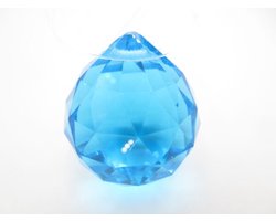 Suncatcher - Feng Shui regenboogkristal ocean blue - Zonnevanger - Raamdecoratie