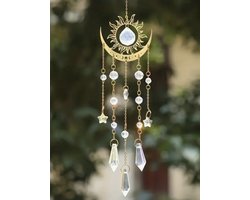Suncatcher - raamhanger - zonnevanger - kristal - goudkleurig