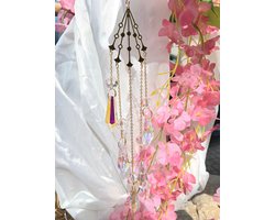 Suncatcher - Zonnevanger - Hanger - Meer lagen - Raam Decoratie - Goud - Kristallen - Edelsteen