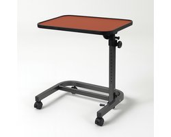 Sundo Aidapt bedtafel met wielen - 15 kg belastbaar - Bruin