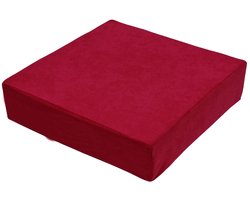 Sundo Zitkussen zitverhogend 40 x 40 x 10 cm - Rood